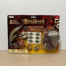 Product Image: NIB Pirates of the Caribbean Cannibal Jack Sparrow Accessory Kit Disguise Toys