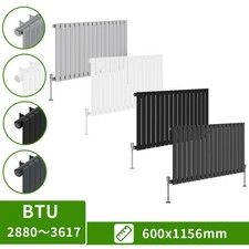 Modern Flat Panel Column Bathroom Designer Radiators White Anthracite Chrome