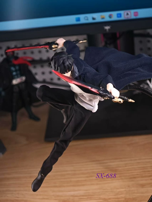 1/12 Sung Jin-Woo Male Head Carving for 6