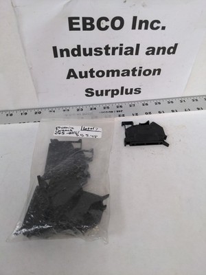 PHOENIX CONTACT UK5-HESI, LOT OF 7, BLACK FUSE MODULAR TERMINAL BLOCK