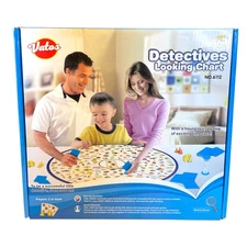 Vatos Detectives Looking Chart Board Game – Observation & Matching – Complete