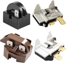 Refrigerator Freezer PTC Starter Start Relay Kit QP2-4R7, 6750C-0004R, 4387913, 8