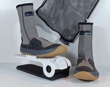 Patagonia Stivaletti da Pesca in Neoprene Piatto Mid-Calf Zip Grigio Uomo Taglia Small (6-7)