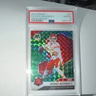 Panini 2021 Mosaic Patrick Mahomes II #221 Green Mosaic Prizm PSA 10 AFC