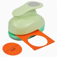 Paper Punch, 3 Inch Circle Punch Large Hole Puncher Paper Circles Craft Puncher