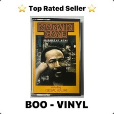 MARVIN GAYE MIDNIGHT LOVE CASSETTE TAPE EX / EX CONDITION 