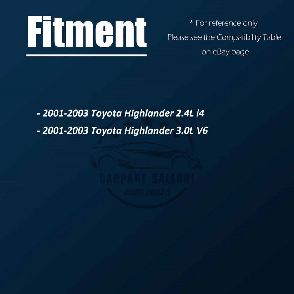 For 2001-2003 Toyota Highlander 3.0L Front Rear Sway Bar Link Kit Mevotech 4PCS - Image 2 of 4