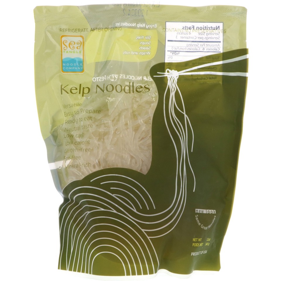 Sea Tangle Noodle Company, (2 Pack) Kelp Noodles, 12 oz (340 g)