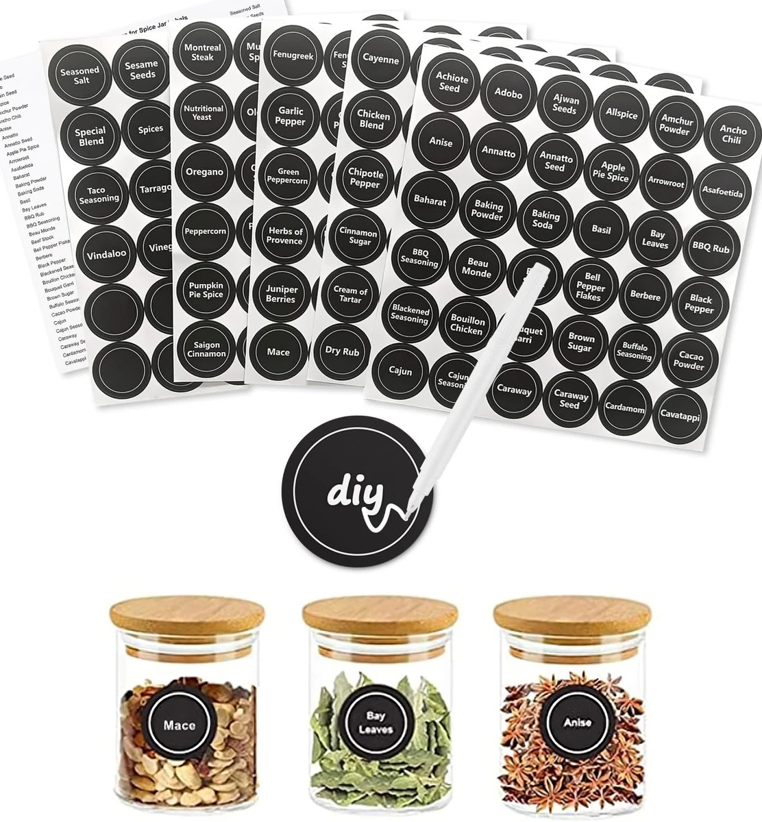 25+ Spice Jar Labels for sale | Updated Oct 2026