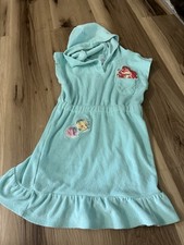 Disney Princess Ariel Swim Cover-Up 5T Terrycloth Little Mermaid Ruffle Beach