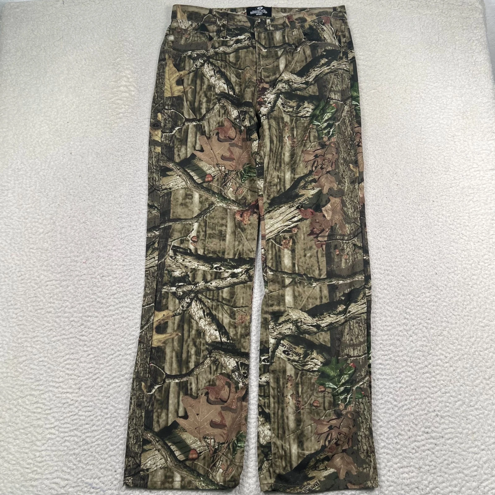 Mossy Oak Break Up Infinity Pants Mens 36x34 Fits 34x33 Camo Hunting Fishing