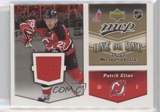 2006 Upper Deck MVP One on Dual Jerseys Patrik Elias Miroslav Satan #OJ-ES t3w