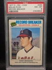 1977 O-PEE-CHEE #264 NOLAN RYAN RECORD BREAKER PSA 8 HOF VERY LOW POP 51