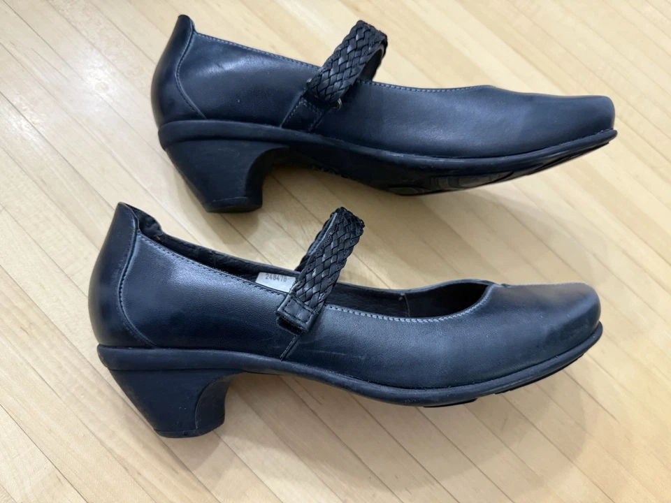 Naot Forward Leather Mary Jane Braided Strap Heels Womens Shoes Size 10 EU 41 - Image 2 of 4