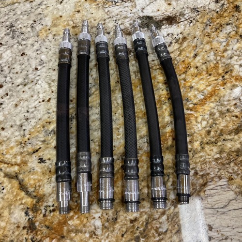 Compression Testing Metal Snap-on Tools USA Compression Test Gauge Hoses Lot 14mm & 18mm MT26J200 ...