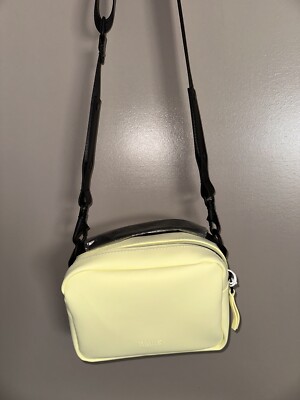 NWT RAINS The Box Bag - Crossbody - Color Straw - This is a Unisex Bag MSRP $110