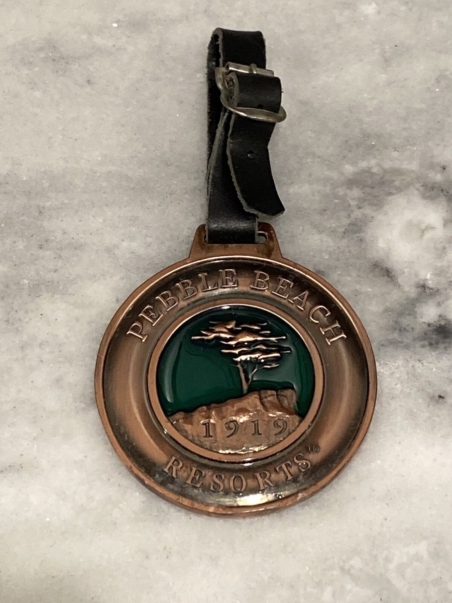 ペブルビーチリゾート　バッグタグ Pebble Beach Golf Links Rubber Bag Tag
