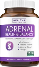 Health's Harmony Adrenal Support Cortisol Manager Powerful Adrenal Health 60ct