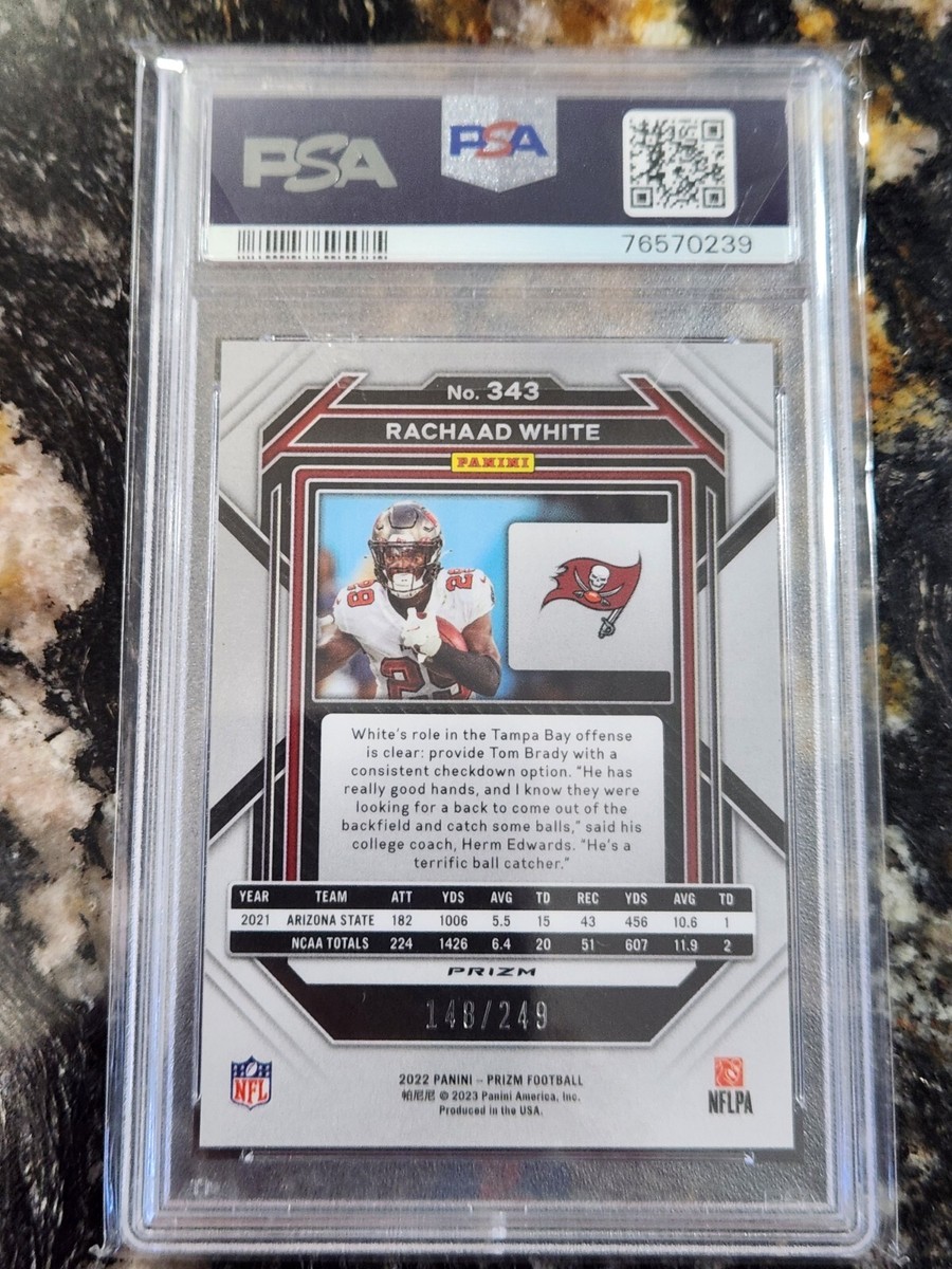 rachaad white PANINI NFL 2022 auto/249シリ rachaad white PANINI NFL 2022 auto/249シリ Rachaad White