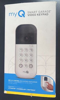 Chamberlain my Q Smart Garage Video Keypad - White - VKP1-MYQMC 8098