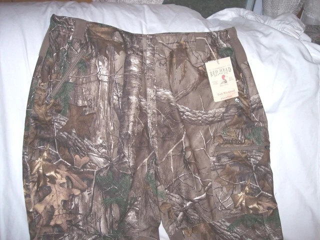 Mens 3x Camo Fleece Hunting Pants Camo Pant Windproof Fleece Pants Scent Control - Image 2 of 4