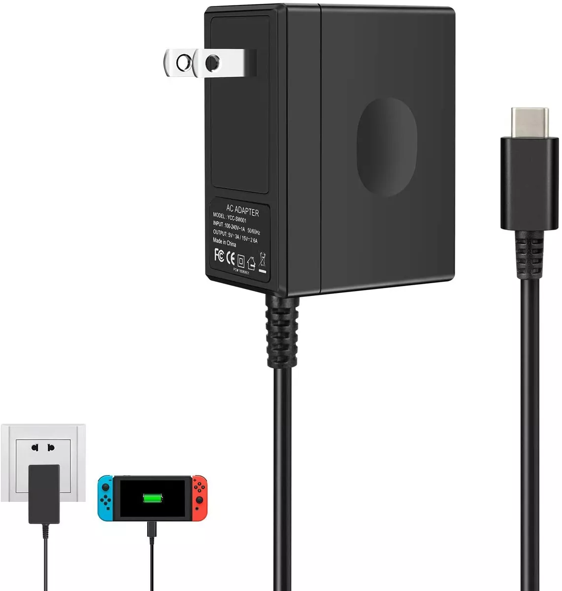 Nintendo switch sale console ac adapter