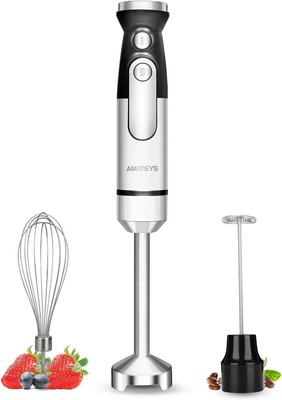 Immersion Blender Handheld,700W Hand Mixer 3 in 1 Blender, Stainless steel