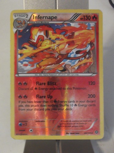 092PK020r - Infernape- 20/114 - Steam Siege - Rare Reverse - G