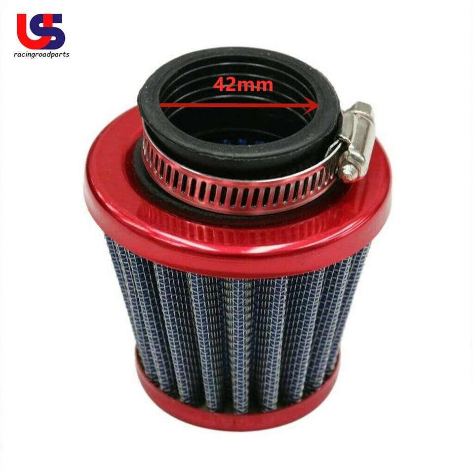4 X воздушный фильтр Pod 42 мм для Honda CB650 Kawasaki KZ1000 Suzuki GS750 Yamaha RD250 - Изображение 4 из 4
