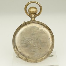 Rare Antique Silver Pocket Watch Men's no fusee duplex chronometer repeater RAR