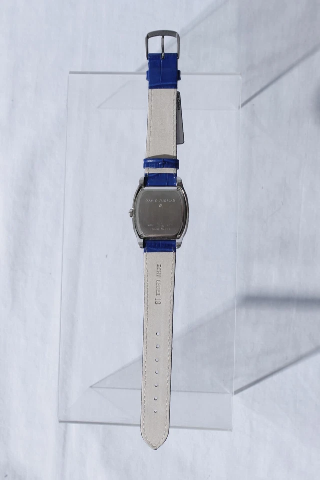 Reloj de cuarzo David Yurman pura sangre T303-SST 32mm hecho en Suiza correa azul Foto 3 de 4