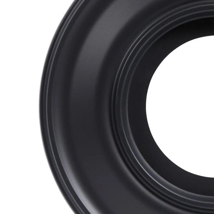 Portfolio 10 inch Ceiling Medallion Light Fixture Fan Bronze Finish PAINTABLE - Image 2 of 4