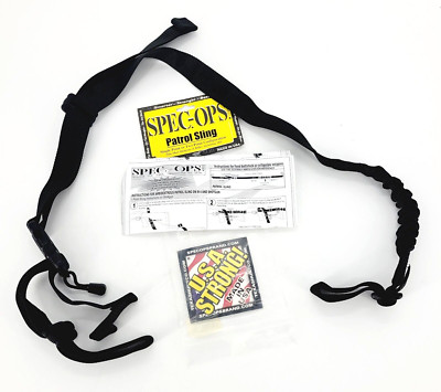 Spec-Ops Patrol Sling for Rifle or Shotgun Black Single or 2 Point Configuration
