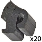 INDESIT Genuine Oven Cooker Rubber Pad Pan Grid Stand Support / Hob Buffer x 20