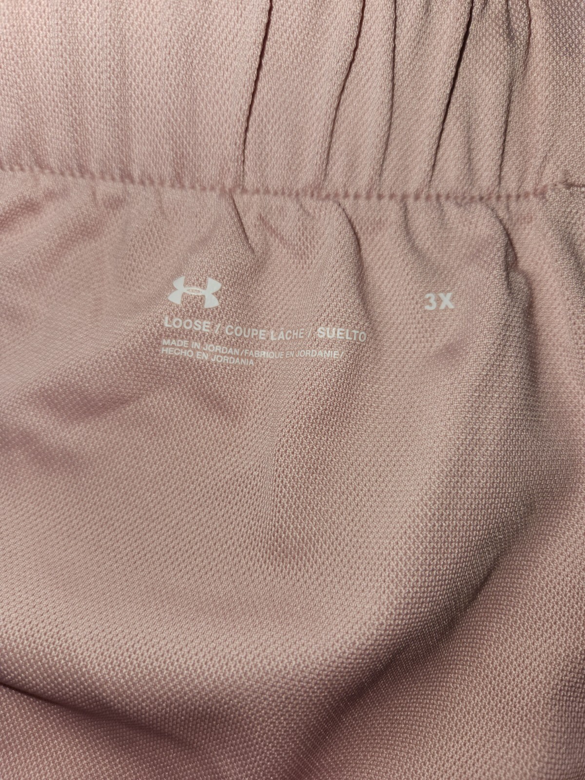 Women's Under Armour Sz 3x Play Up 2.0 Pink Athletic Shorts NWT  thumbnail 6