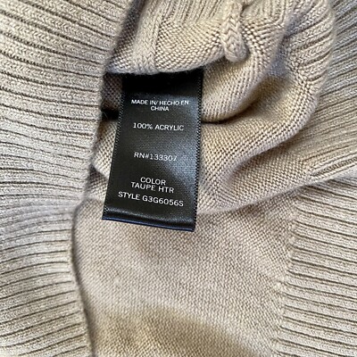 その他 m NEW Mens L Geoffrey Beene Sweater Long Sleeve 1/4 Zip Pullover
