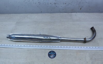 1979 Rizzato Califfo Deluxe 50cc Moped S549) chrome exhaust header muffler pipe