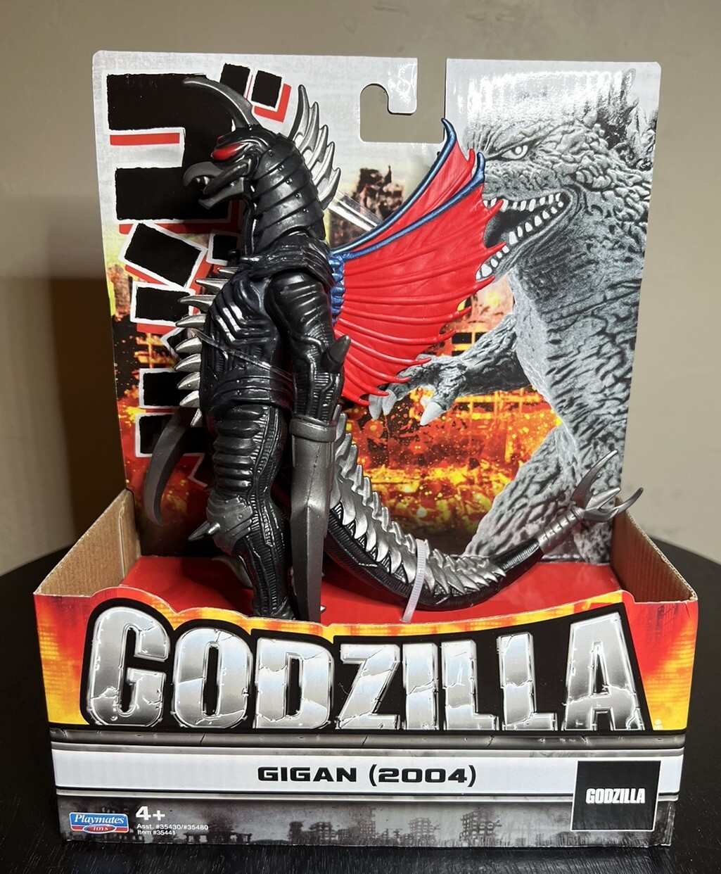 Playmates Toys Godzilla Gigan 2004 7 inch Action Figure