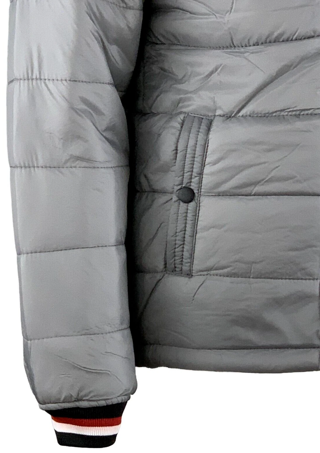 Men’s Winter Polyester Puffer Lightweight Jackets Unbranded - Gray - S image 5