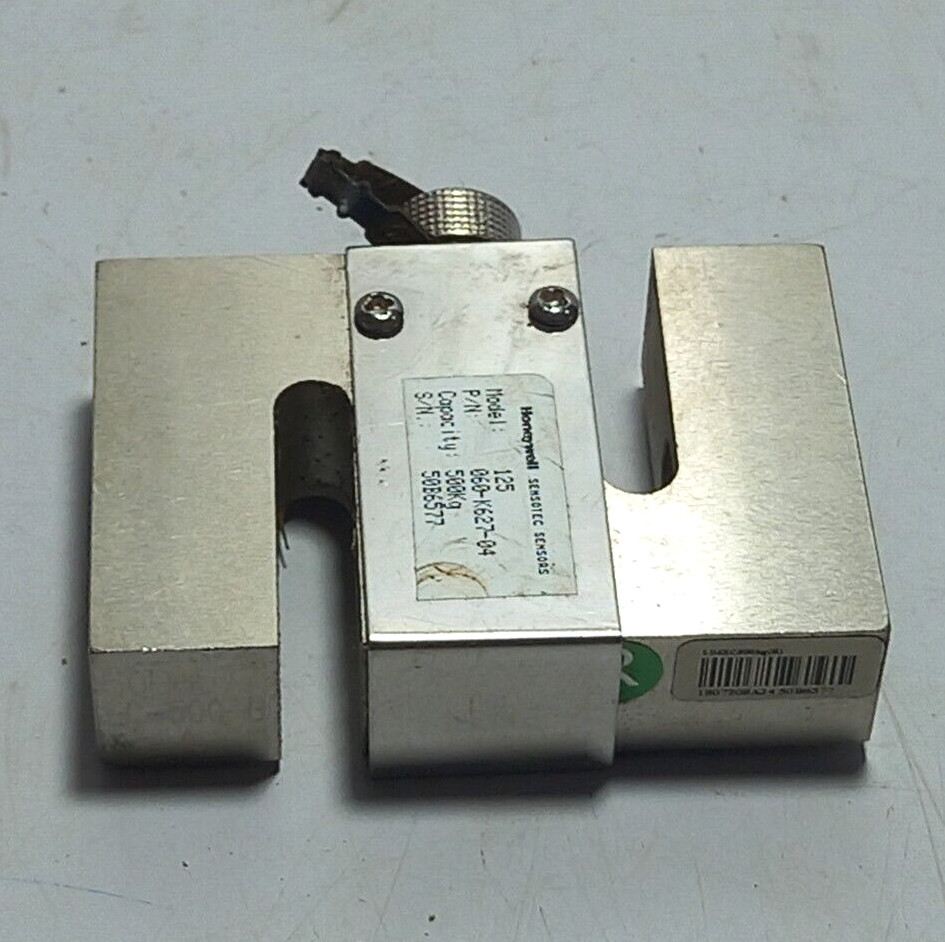 Honeywell 060-K627-04 Sensotec Sensors / Model: 125/ Capacity: 500Kg / 060K62704