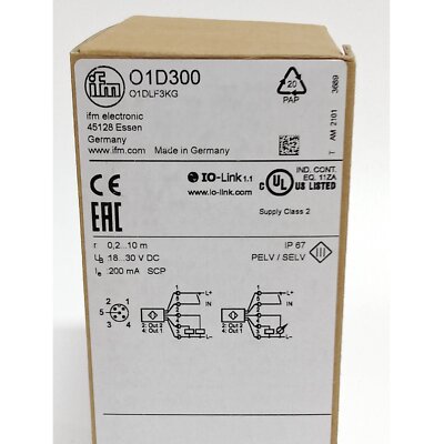 1PC New IFM O1D300 Photoelectric Distance Sensor O1D300 