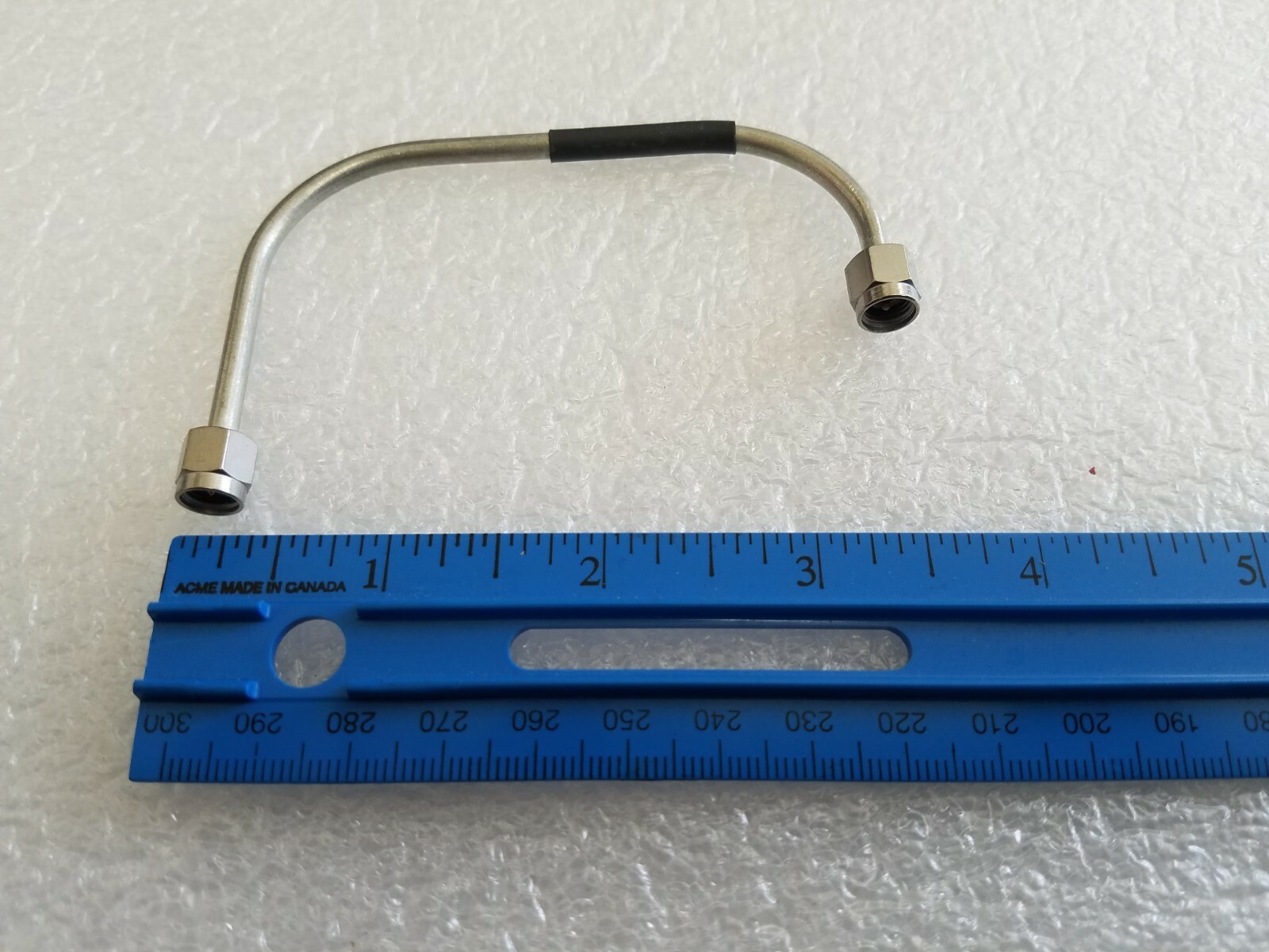 RF Semi Rigid Micro-Coax UT-141-SA-AL-TP-M17 , SMA Male connectors, 5.5 ...