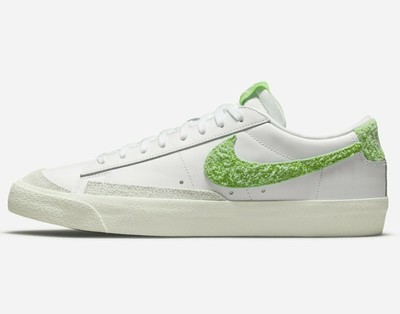 Nike Blazer Low 77 Vntg Size 12 Dj6193 100 Vintage Mean Green Off Soccer Sail Ebay