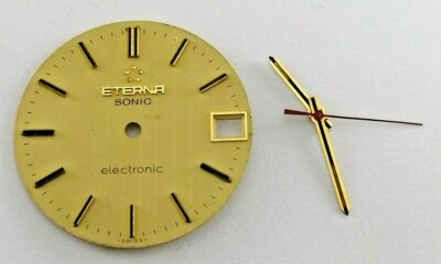 Vintage 28mm Eterna Sonic Electronic Dial&hand Set Men Watch Vintage 28mm Eterna Sonic Electronic Dial&hand Set Men Watch