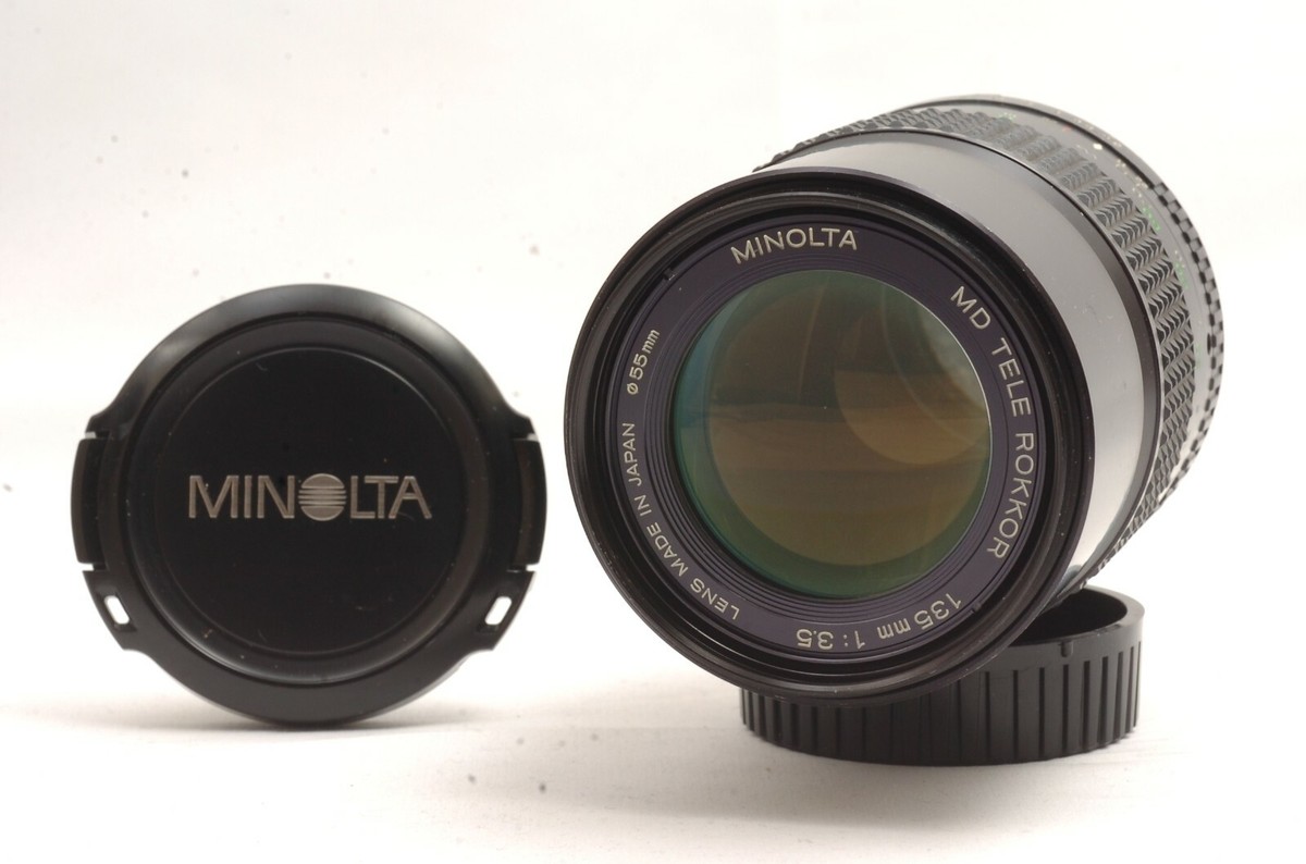 SakuraDo Camera Minolta MD Tele Rokkor 135mm MF Telephoto Lens