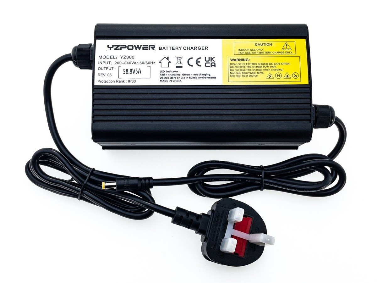 14S 52V 5A lithium Battery Charger for Electric Bicycle or e-bike  DC
