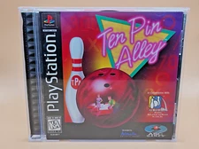 Ten Pin Alley (Sony PlayStation 1, 1996) COMPLETE!! Tested and working!!
