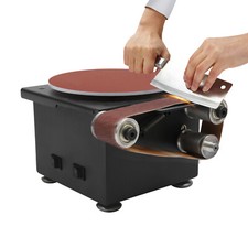 3in1 Mini Belt Disc Sander 6-Inch Sanding Disc & 1.2x15" Sanding Belts for Wood