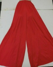 PRAISE LITURGICAL DANCE Palazzo Pants Red Ladies Size Praisewear NWOT