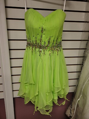 slim fit dress slacks Neon Green Halter Neck Short Dress